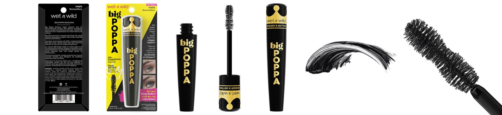 CGI product renderings of Big Poppa Mascara